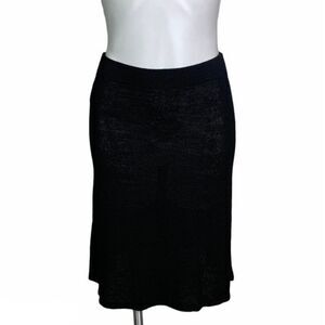 Margaret O’Leary Women's Vintage Black Knit Skirt Size Small